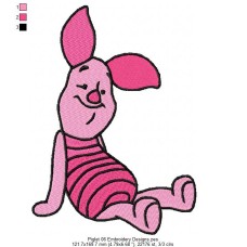 Piglet 06 Embroidery Designs